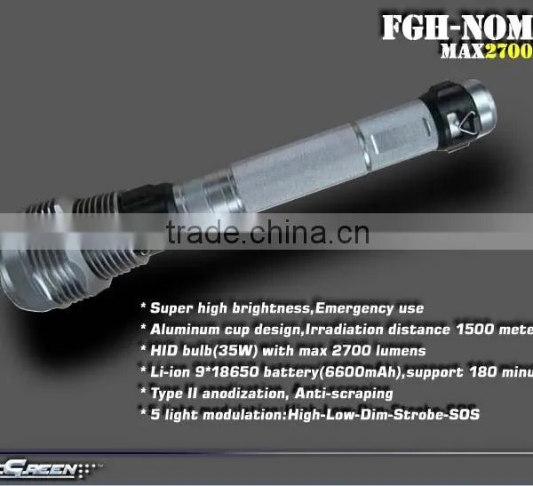 Good Quality 6600mah 11.1V 18650 Battery 35W Hid Xenon Work Light photo-2