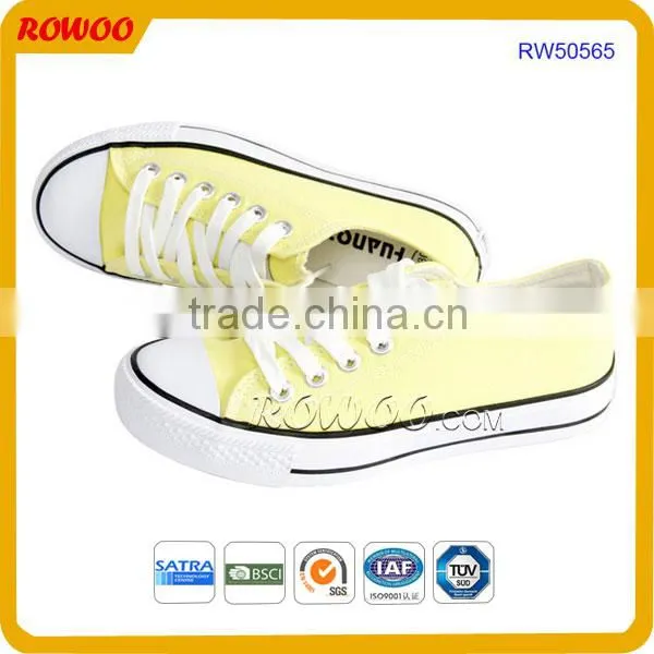 Popular Woman Casual Shoes Women Flat Canvas Shoes China Canvas Vulcanized Shoes photo-4