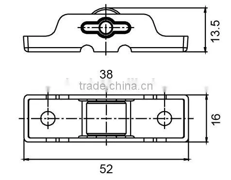 Copper PVC Sliding Window Pulley photo-6