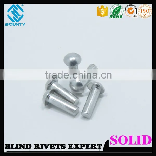 ZINC PLATED ROUND HEAD STEEL SOLID RIVETS photo-6