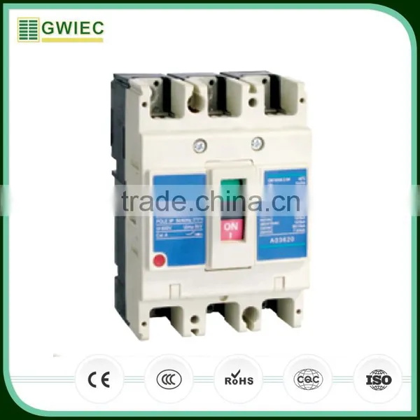GWIEC New Products 2016 Overload Protector Nf Electrical Mccb Circuit Breaker 50A 3P photo-2
