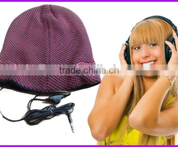 Wired Hat Headphone Built-in Removable Headphone,hats Style Headphones With Built in Microphones photo-2
