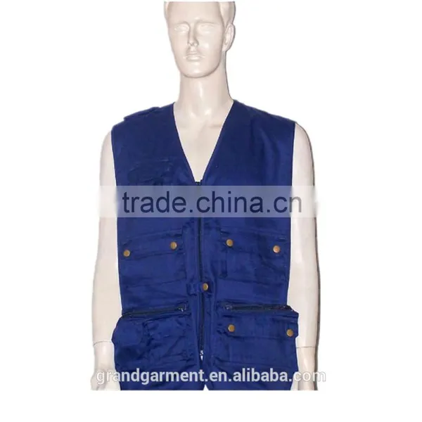 Cheap Wholesale Multi-pockets Work Vests China Supplier photo-2