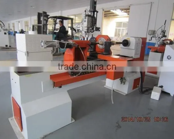 Double Blade Cnc Automatic Wood Lathe Machine photo-5