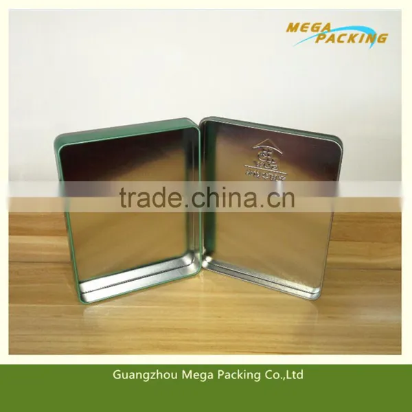 Environmental Material Rectangular Facial Mask Tin Box Tin Box Packaging Tin Can