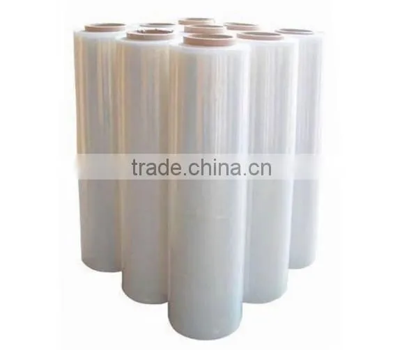 Ultra-thin 8 Mic Thickness PE Stretch Film Roll for Hand Use
