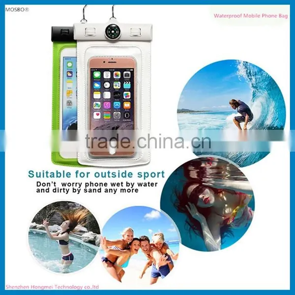 Outdoor Sport PVC Mobile Phone Pouch Waterproof Bag