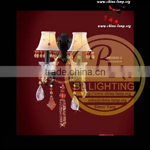 2014 Popular Cast Iron Lamp Base Wall Lamp