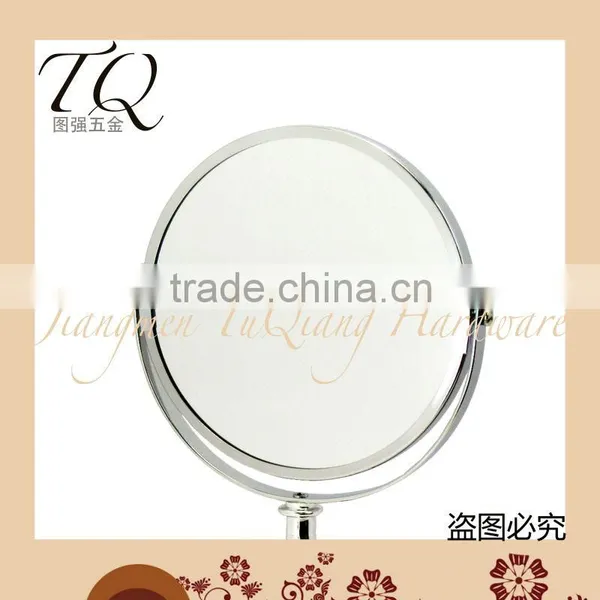 360 Degree Double Sided Antique Metal Cosmetics Mirror photo-2