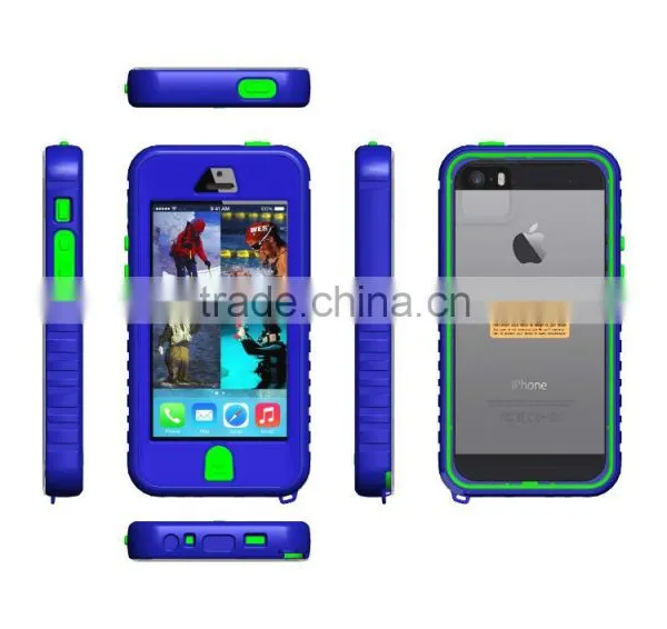 New Waterproof Shockproof Dirt Proof Fingerprint Hard Case Cover For IPhone 5S 5 photo-5