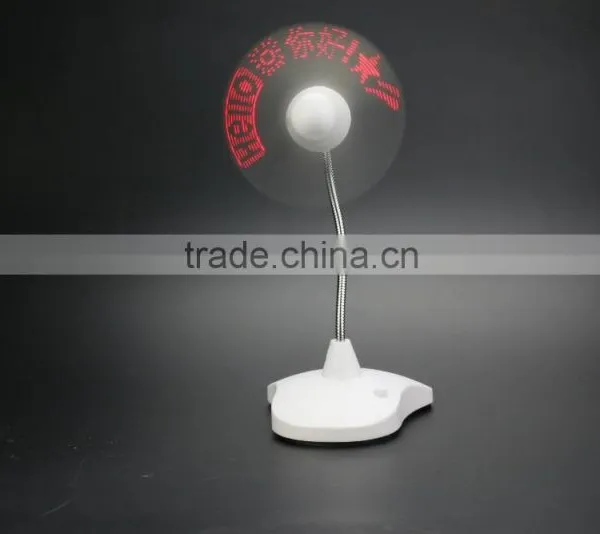 Good Quality Low Price Led Flashing Message Mini Fan photo-3