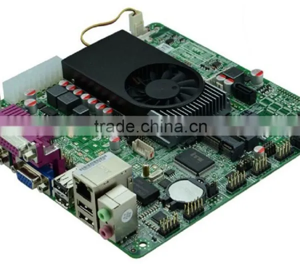 Factory Wholesale Mini Itx Motherboard With Celeron Dual Core 4 Threads 1037U 1.80G POS Queue M18 22nm 17W i3 Grade DDR3 ATX photo-3
