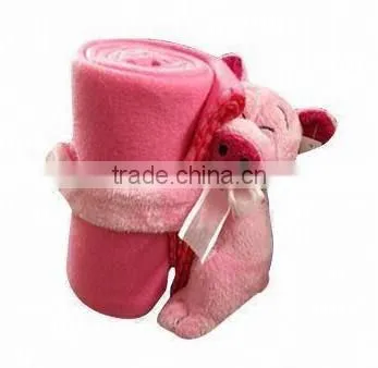 Animal Head Plush Baby Blanket/plush Animal Pillow Blanket/plush Animal Blanket