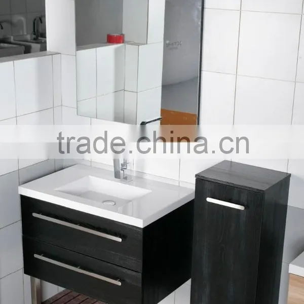 1200mm Wallhuang Vanity Cabinet With Double Bowl Polymarble Basin photo-3