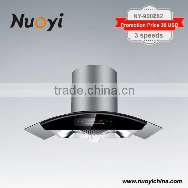 Tempered Glass Self Venting Commercial Range Hood photo-6