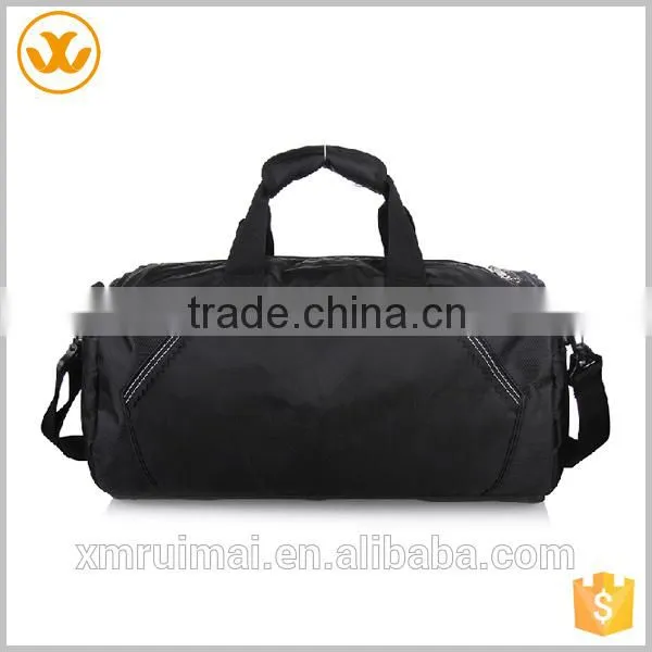 New Design Polyester Black Mens Duffel Description of Traveling Bag