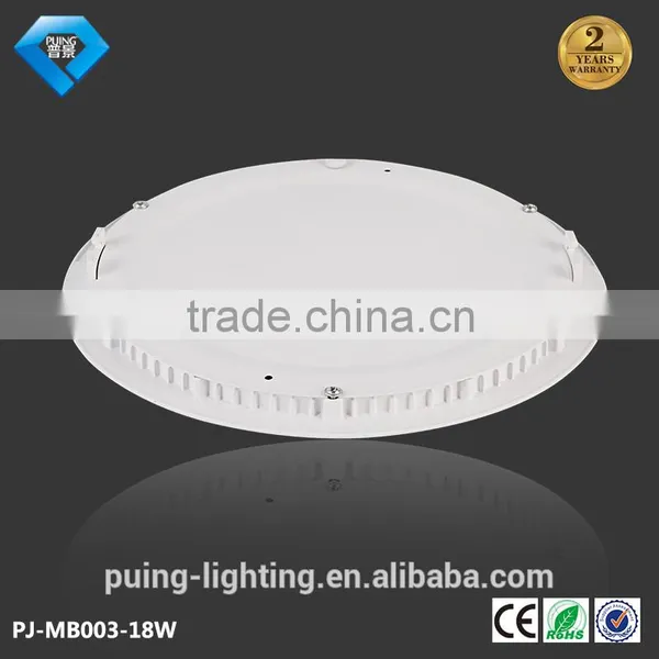 Ultra Thin Recessed Aluminum Ally 4w 6w 12w 18w 24w Round Led Panel Light photo-3