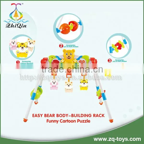 2016 New Item Musical Plastic Baby Gym Equipment With EN71