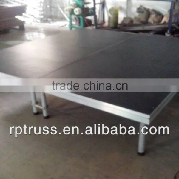Factory Direct Folding Portable Stage With 4 Adjustable Legs photo-2