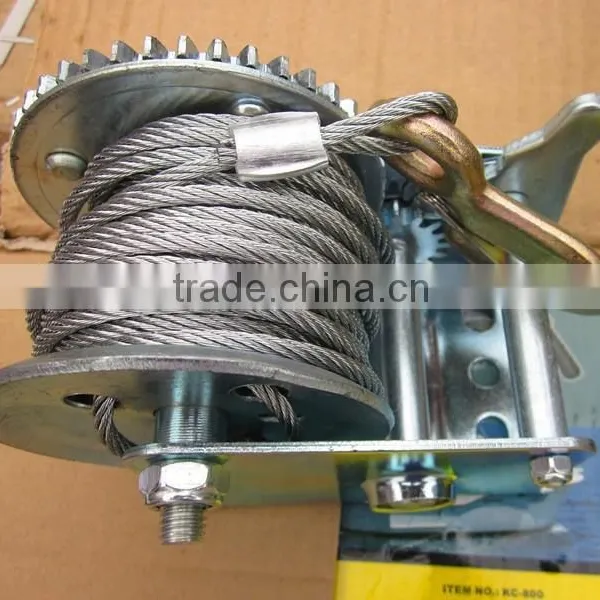 China 600lbs Manual Hand Winch,portable Hand Winch photo-3