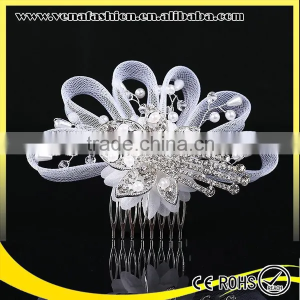 Manufacturer Pearl Bridal Hair Comb, Wedding Hair Comb photo-3