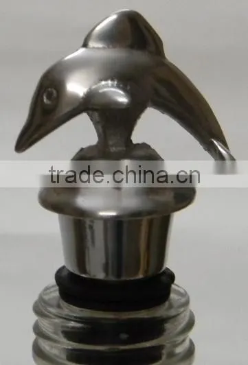 Dolphin Bottle Stopper