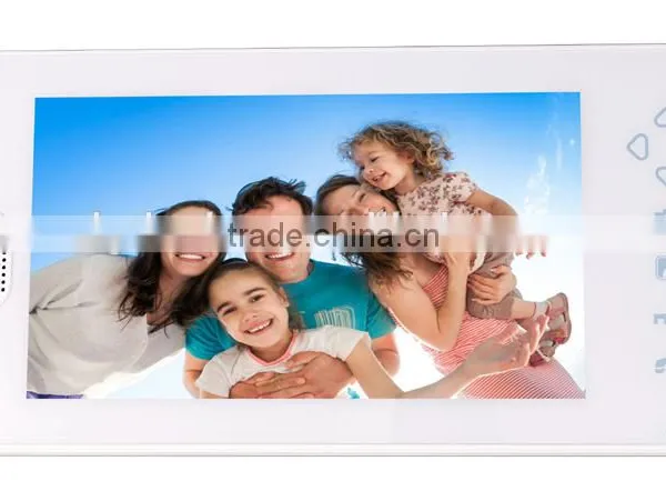 7 Inch Color 2.4GHz Wireless Video Door Phone Along With Door Lock Release photo-6