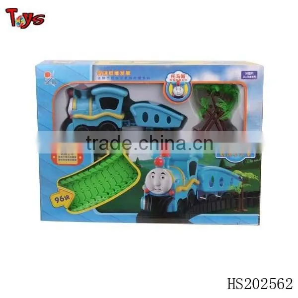 Children Plastic Track Toy Electric Train photo-4