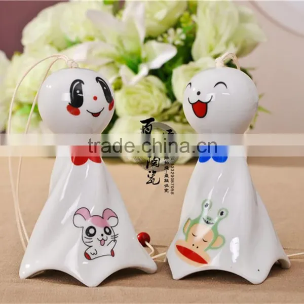 Medium Size Sunny Doll Creamics Wind Chime