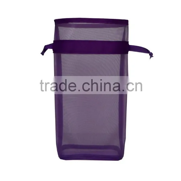 New Arrival Wholesale Mesh Drawstring Bag for Lady 2016, Blue Mesh for Body photo-4