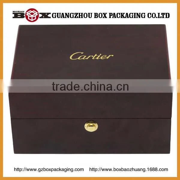 Wholaesale Custom Wooden Fossil Watches Box Man Watch Box for Gift