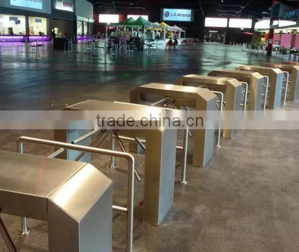 Automatic Tripod Turnstile Gate & RFID Security Gate for Factory Staff Time Attendance photo-2