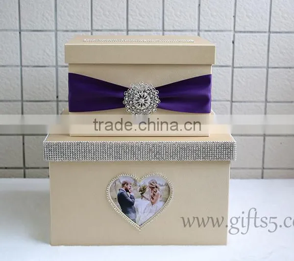 Elegant Card Boxes for Weddings in Handmade photo-2