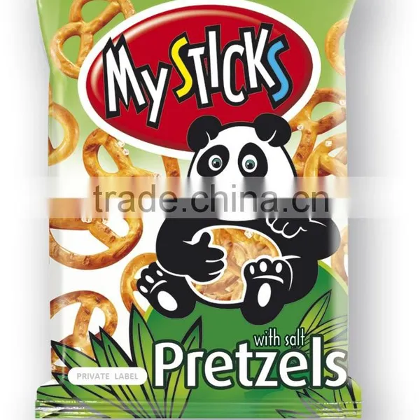 Pretzels with Salt - 400 g. Private Label Available. Made in EU.