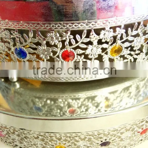 Wedding Cake Stand With Colorful Bead for Wedding Centerpieces photo-2