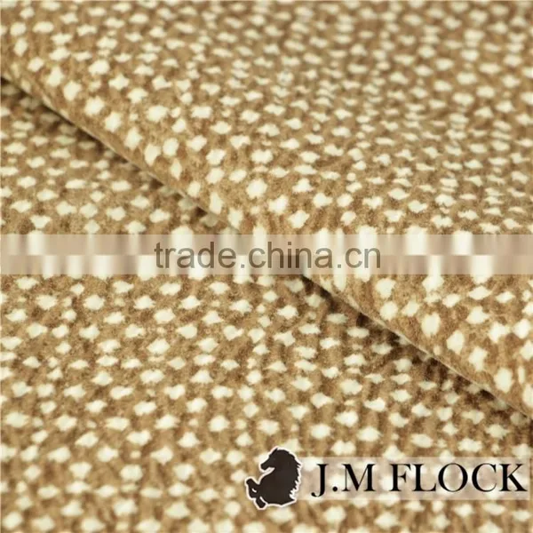 New Arrival Fashion Pattern Polyester Coral Flocking Fabric for Sofa photo-4