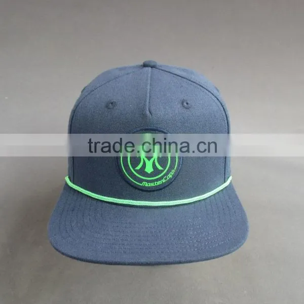 Customer 5- Panel Snapback Hat With Special Front String photo-2