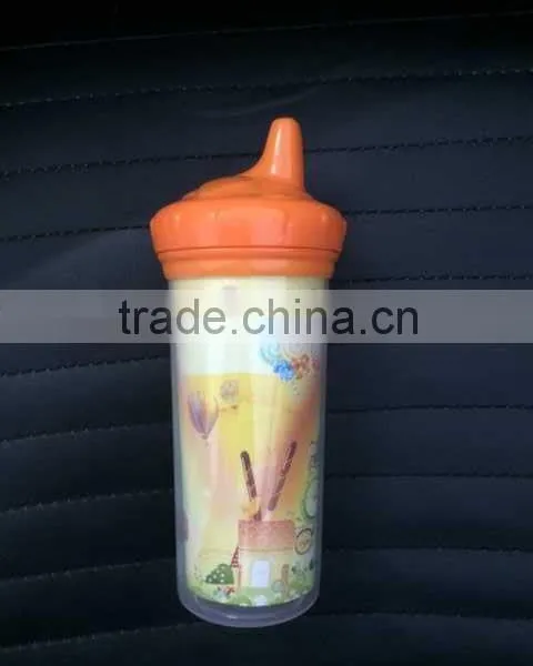 9 OZ Double Wat Baby Training Cup/water Bottle