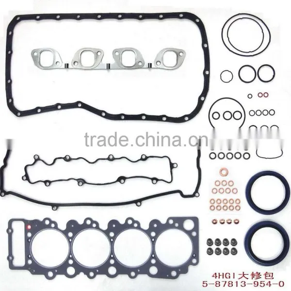 High Quality Full Gasket Set For I-SUZU 4HG1engine auto parts OEM:5-87813-954-0