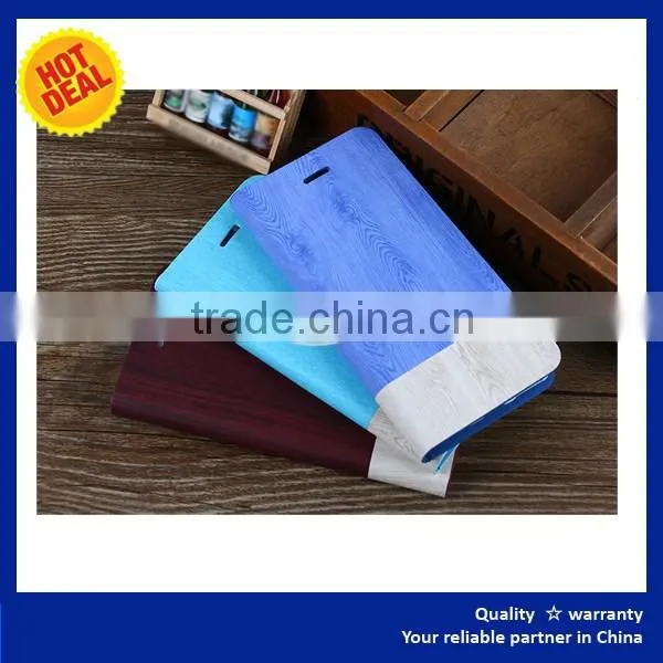 Newest Design Wooden Mobile Phone Leather Case for Asus K004 Leather Stand Case photo-4