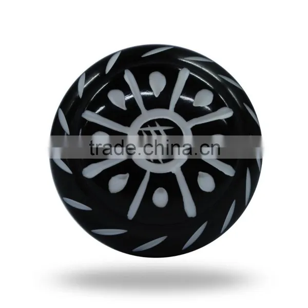 Resin Blue Carving Knob photo-5