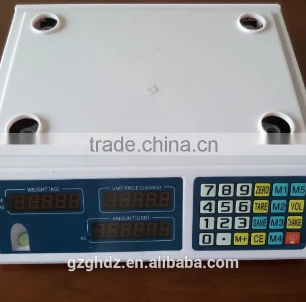 3kg 6kg 15kg 30kg 40kg Fruit Vegetable Weighing Scale China Factory Supplier photo-6