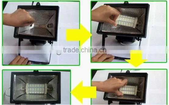 R7s Led 78mm 10w,with Protection Cover Available With Ceramic and Aluminium Housing photo-6
