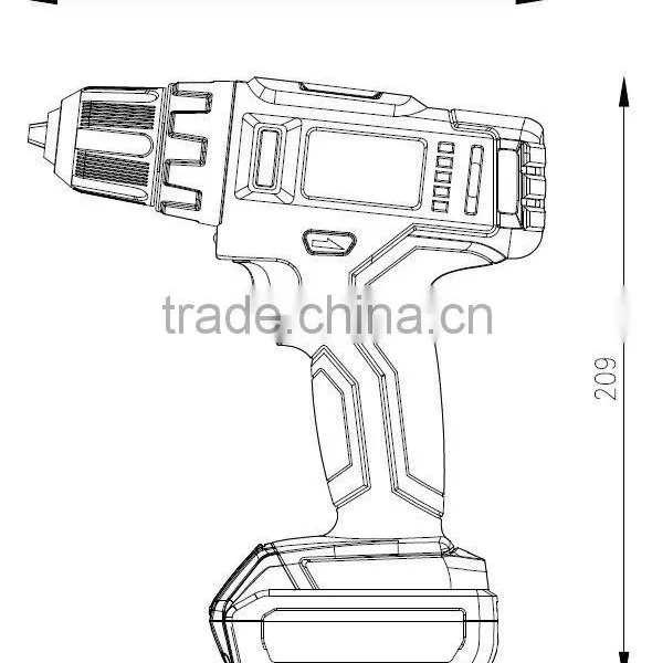 BKCR14V 14.4V Cordless 2-Speed Drill/Driver 14.4V 2-Speed Cordless Power Tool photo-2