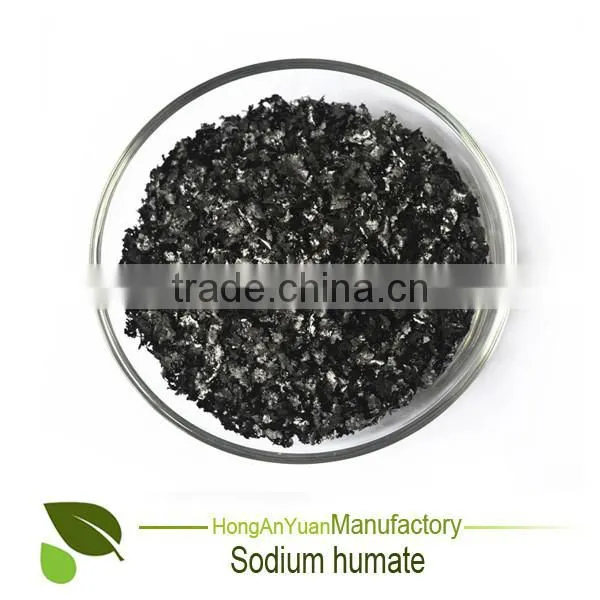 China Supplier Super Sodium Humate Powder/granule/shiny Flake Used as Soil Modifier