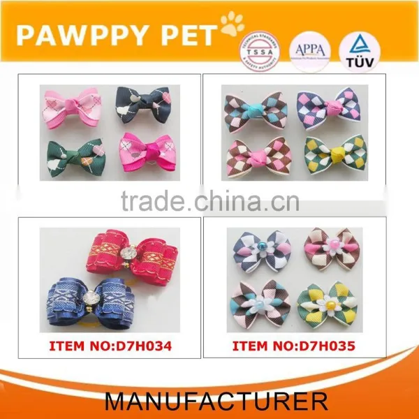 Wholesale Bows Small Moq Mixed Colors Styles Simple Daily Dog Bows photo-3