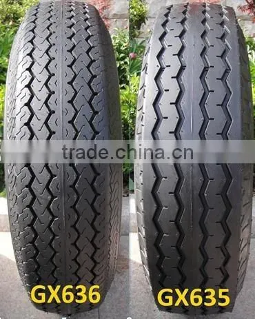 Bias truck trailer tires and wheels