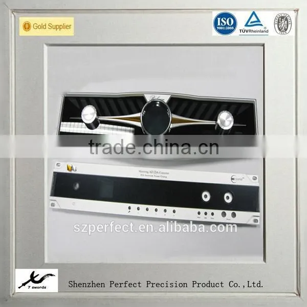 OEM/ODM Service and Smooth Surface CNC High Precision Aluminum Amplifier Front Panel photo-3