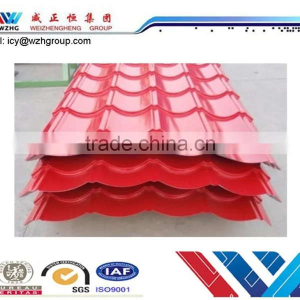 Prepainted Corrugated Steel Trapezoid Steel Sheet For Metal Roofing Tiles Sell to Dubai photo-3