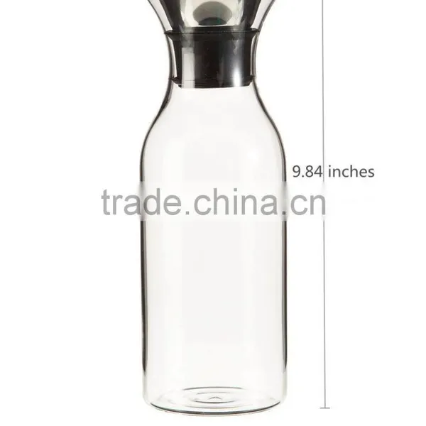 Glass Water Pitcher, Glass Fridge Carafe, Ice Tea Maker photo-3